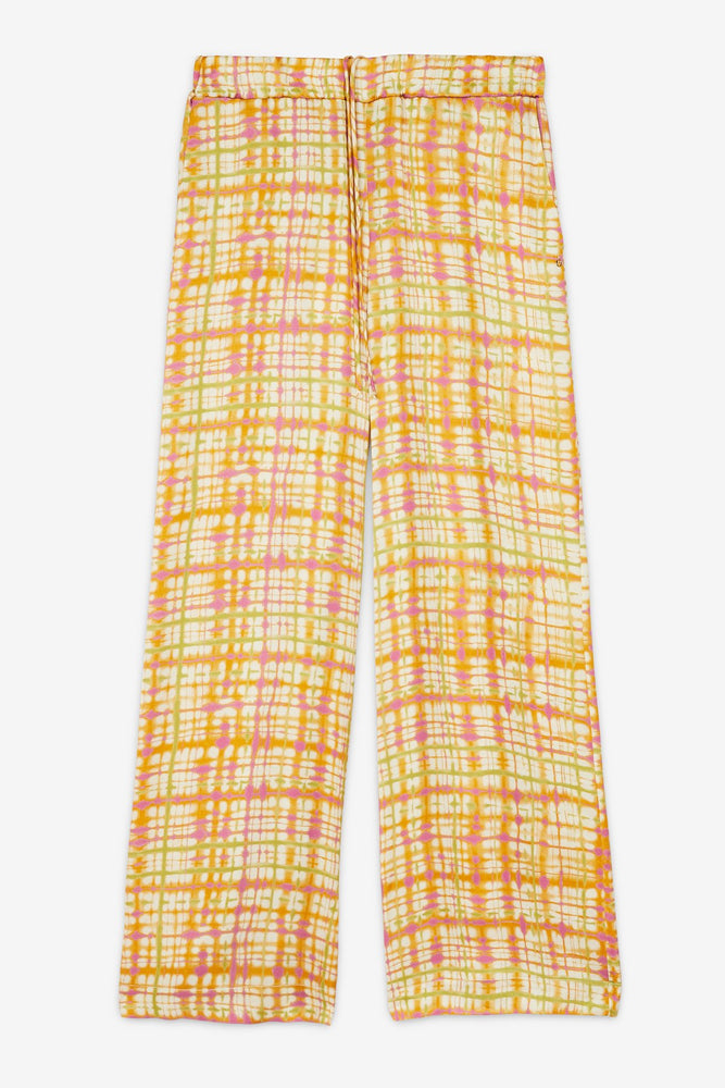 
                  
                    Printed Palazzo Trousers - Zafferano
                  
                