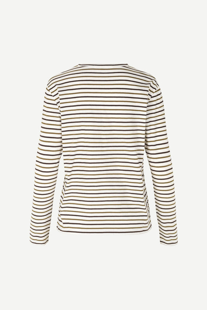 
                  
                    Nobil T-Shirt (LS Stripe) - Mole Stripe
                  
                