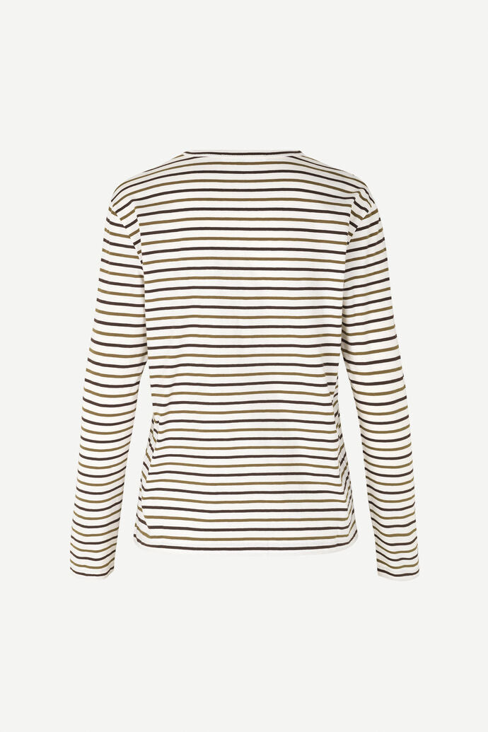 
                  
                    Nobil T-Shirt (LS Stripe) - Mole Stripe
                  
                