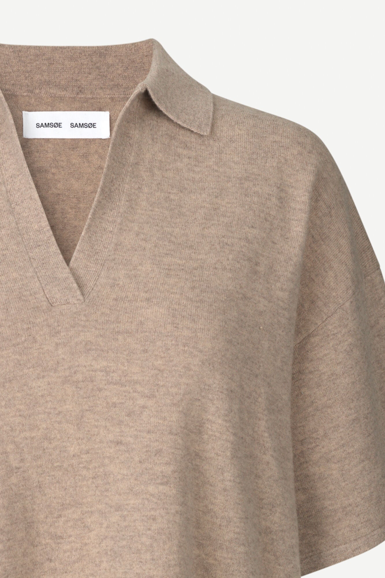 
                  
                    Samsøe Samsøe - Amaris ss polo - Warm Grey Melange
                  
                