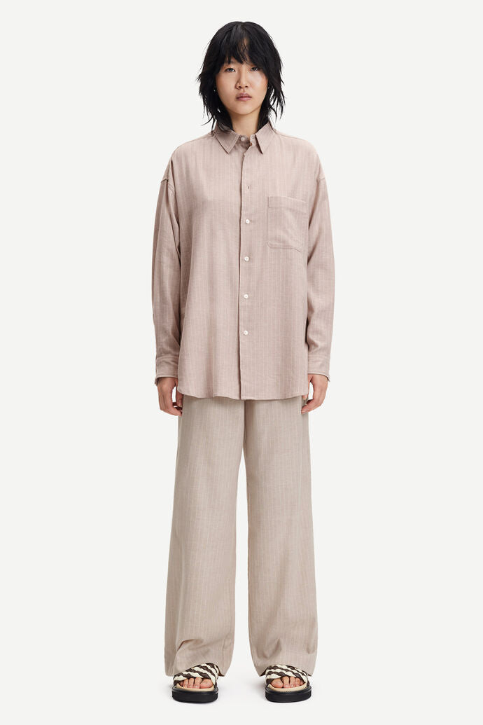 Sandra Trousers - Angora Stripe