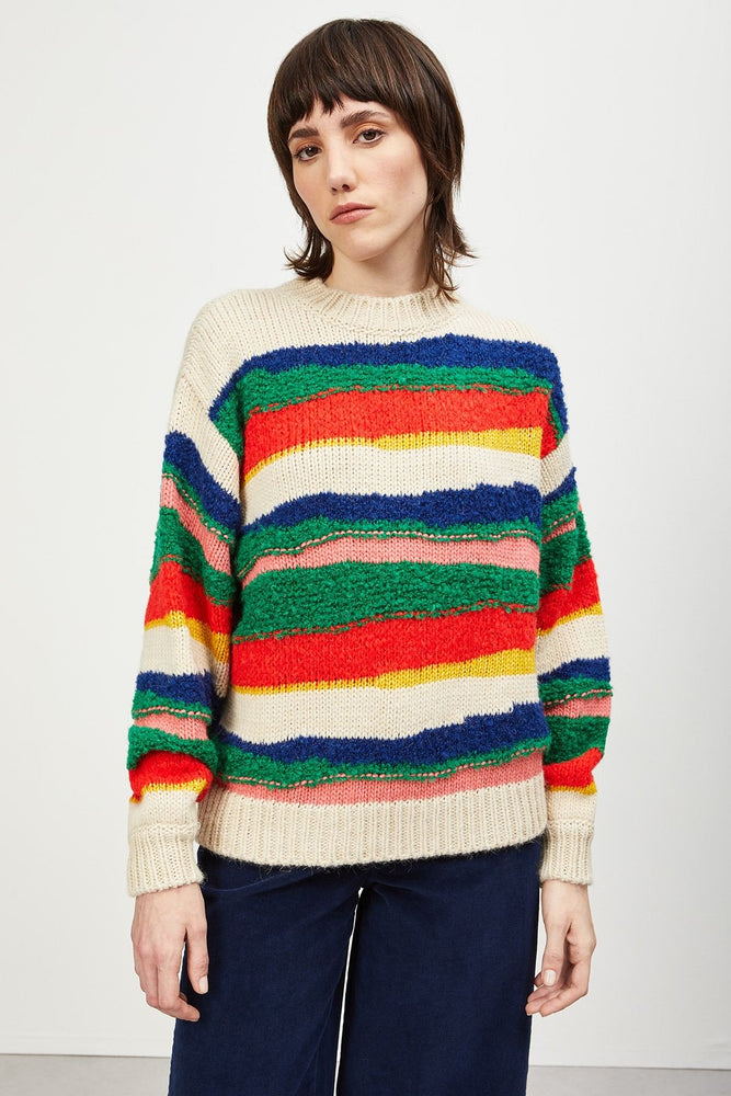 
                  
                    Wool-Blend Jumper - Stripe
                  
                