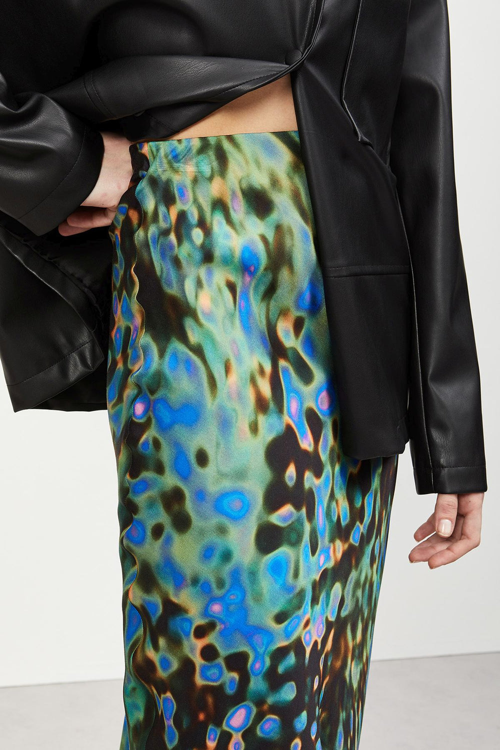 Slip Skirt - Oil slick