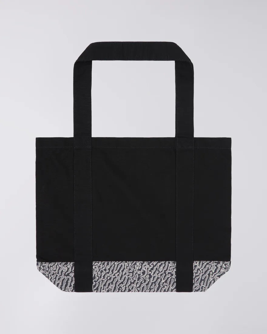 Roy Tote Bag (Panama Canvas) - Black/Gyo