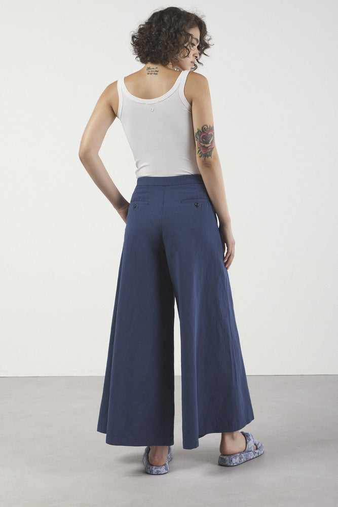 
                  
                    Palazzo Trousers - Blu
                  
                