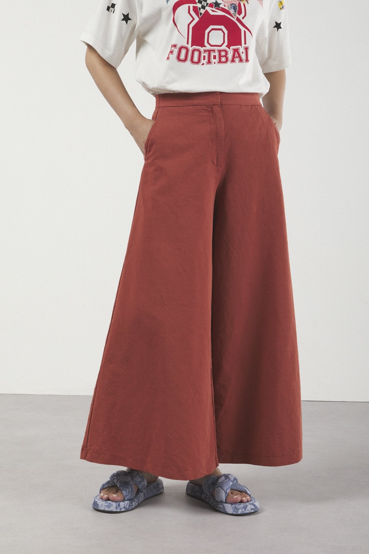 
                  
                    Palazzo Trousers - Ketchup
                  
                