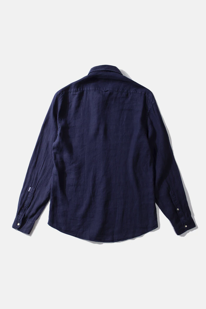 
                  
                    Linen Shirt - Plain Navy
                  
                