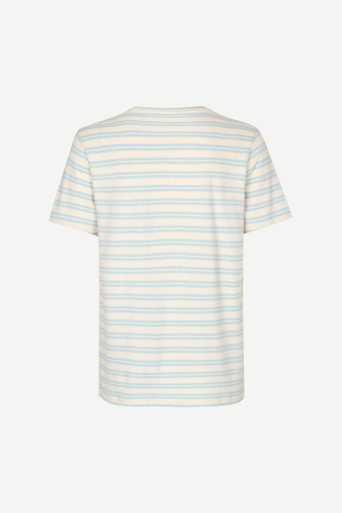 
                  
                    Samsøe Samsøe - Carpo x T-Shirt - Dusty Blue Stripe
                  
                