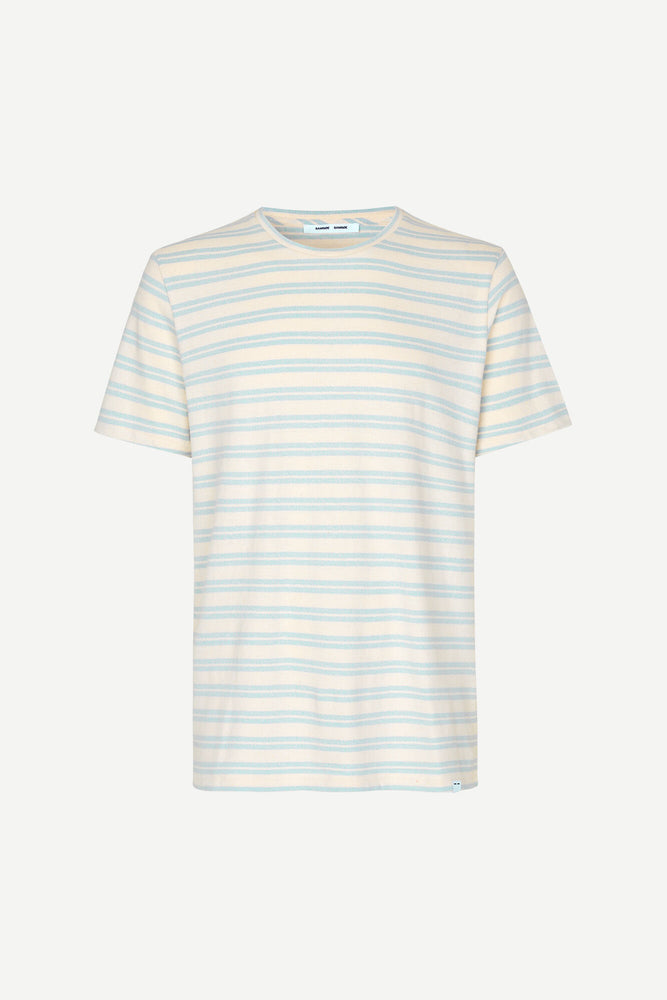 
                  
                    Samsøe Samsøe - Carpo x T-Shirt - Dusty Blue Stripe
                  
                
