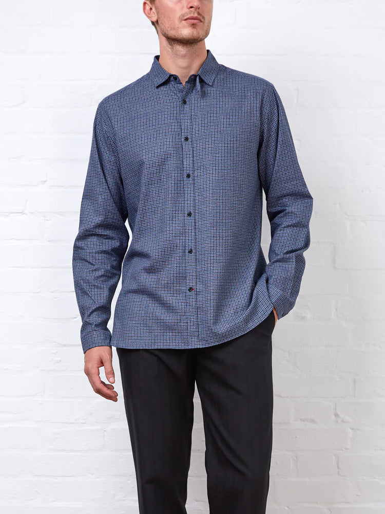 
                  
                    Clerkenwell Tab Shirt - 'Colbeck' Blue
                  
                