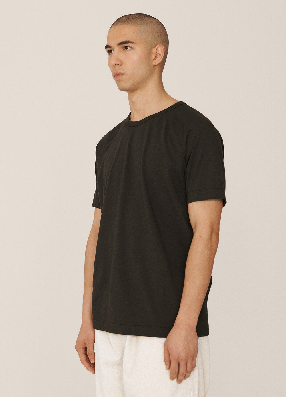 Television Raglan T-Shirt - Black