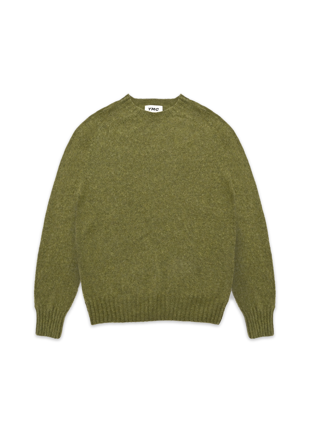 Suedehead Crew Neck Knit - Olive