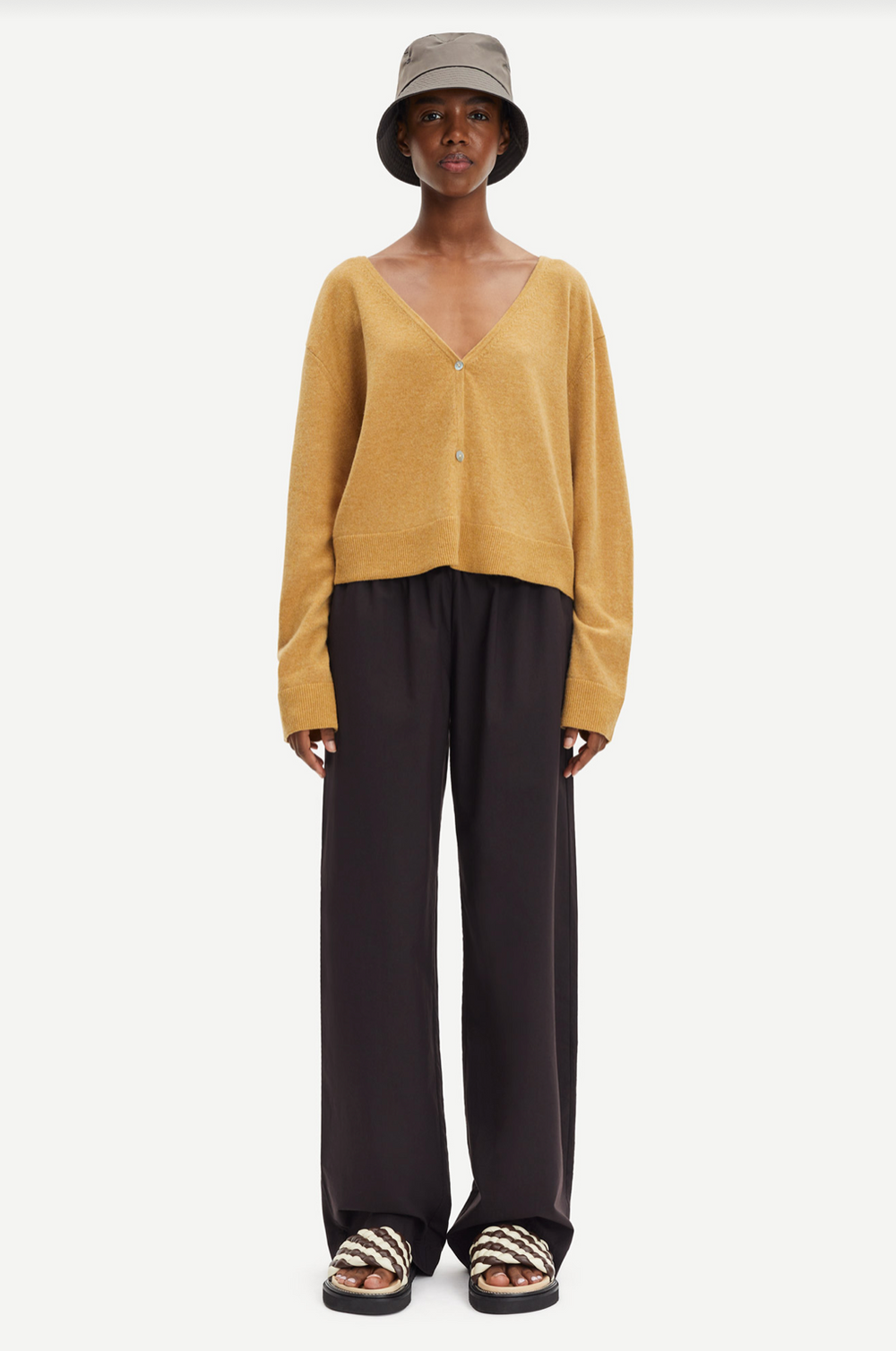 Sandra Trousers - Black Bean