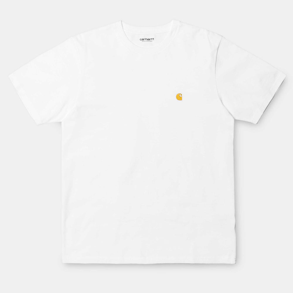 S/S Chase T-Shirt - White/Gold