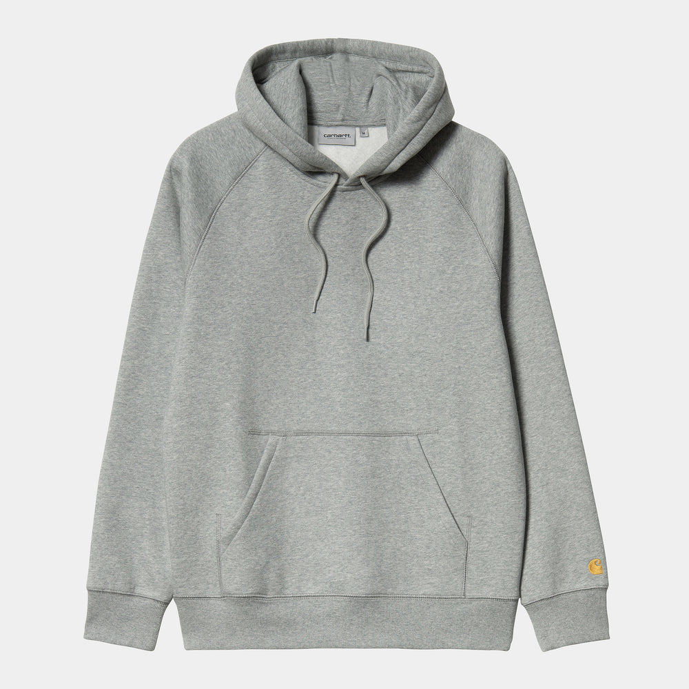 Hooded Chase Sweat - Grey Heather/Gold