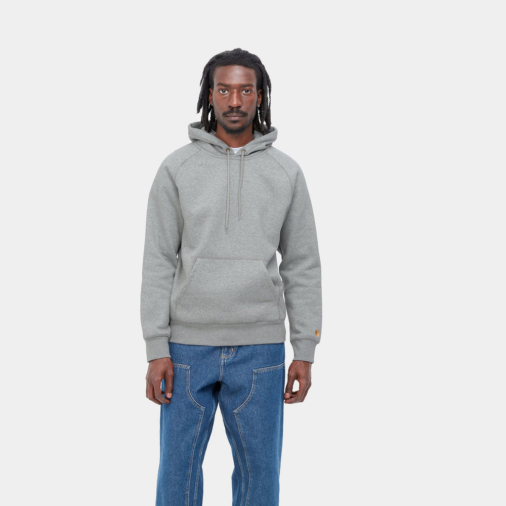 
                  
                    Hooded Chase Sweat - Grey Heather/Gold
                  
                