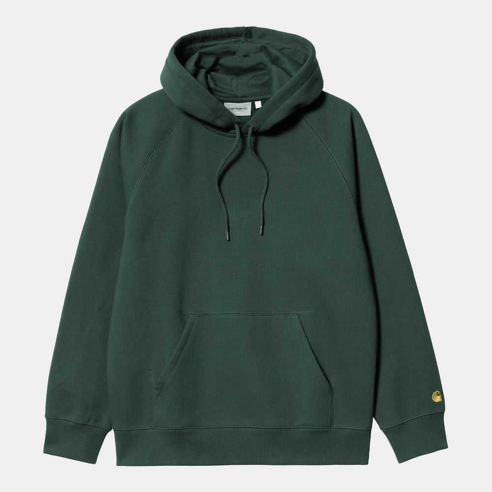 Hooded Chase Sweat - Juniper/Gold
