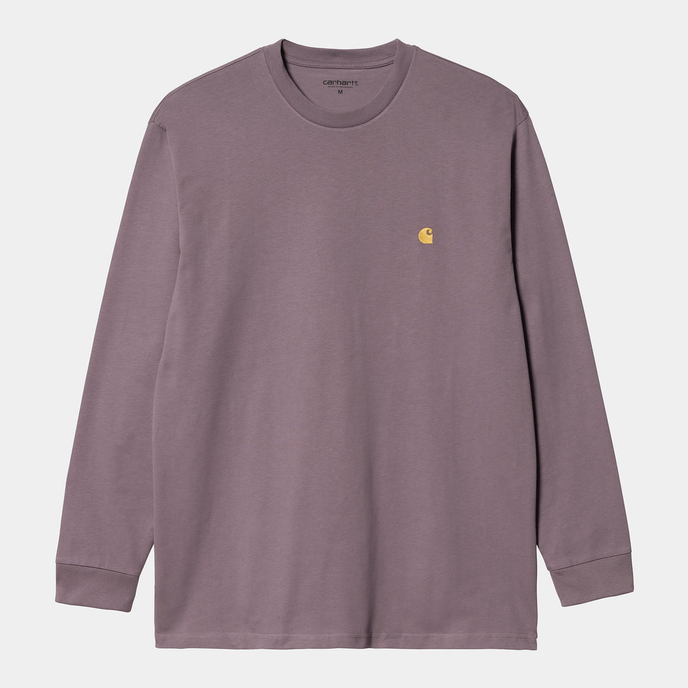 L/S Chase T-Shirt - Misty Thistle/Gold