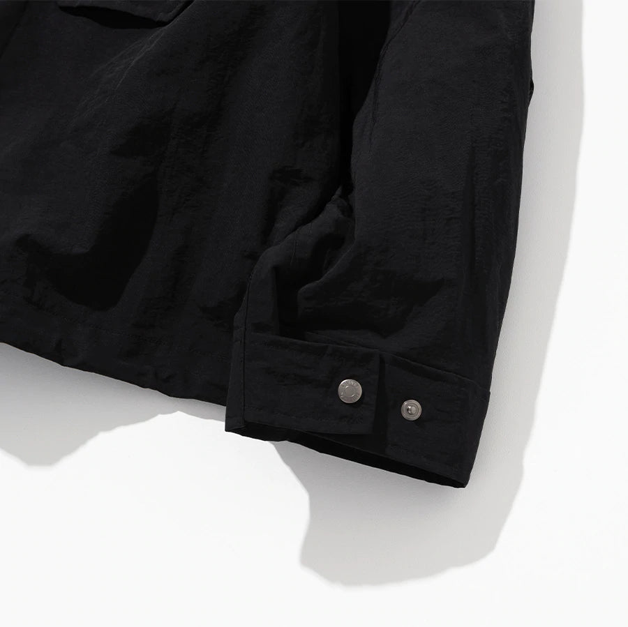 
                  
                    Nylon Military Short Jacket - Black
                  
                