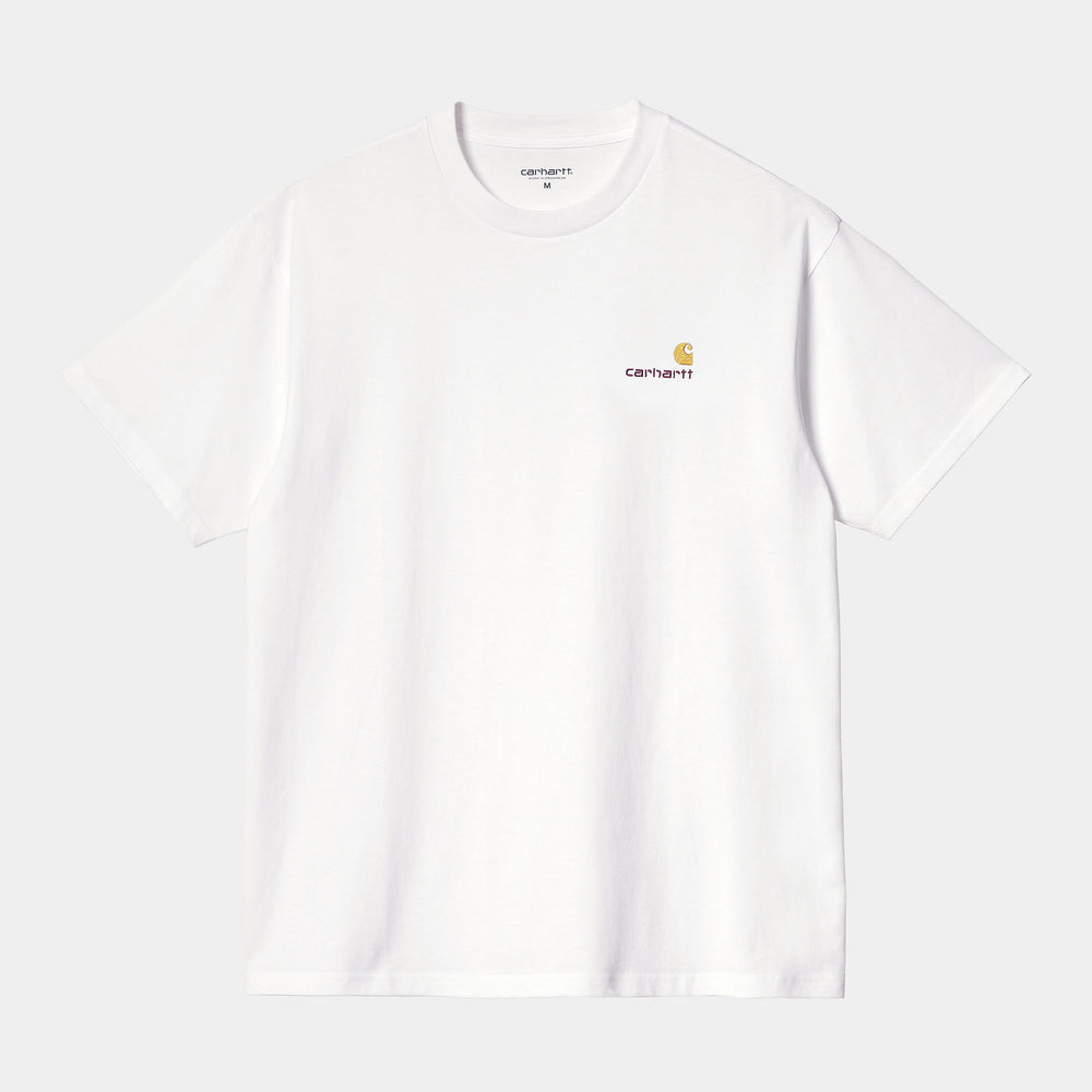 S/S American Script T-Shirt - White